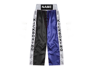 Custom made kickboxing pants : KNPANTS-001-Black-Navy