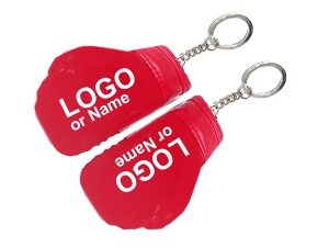 Custom Bangkok Souvenir - Boxing Gloves Keychains with name or logo