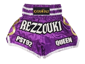 Customized Muay Thai Boxing Shorts : KNSCUST-1250-Purple