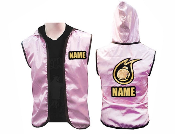 Personalize Kanong Boxing Robe with hood : Purple